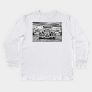 1934 Dodge Deluxe Six Kids Long Sleeve T-Shirt